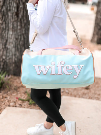 WIFEY Duffle Bag- Jadelynn Brooke Collection - Millie Maes